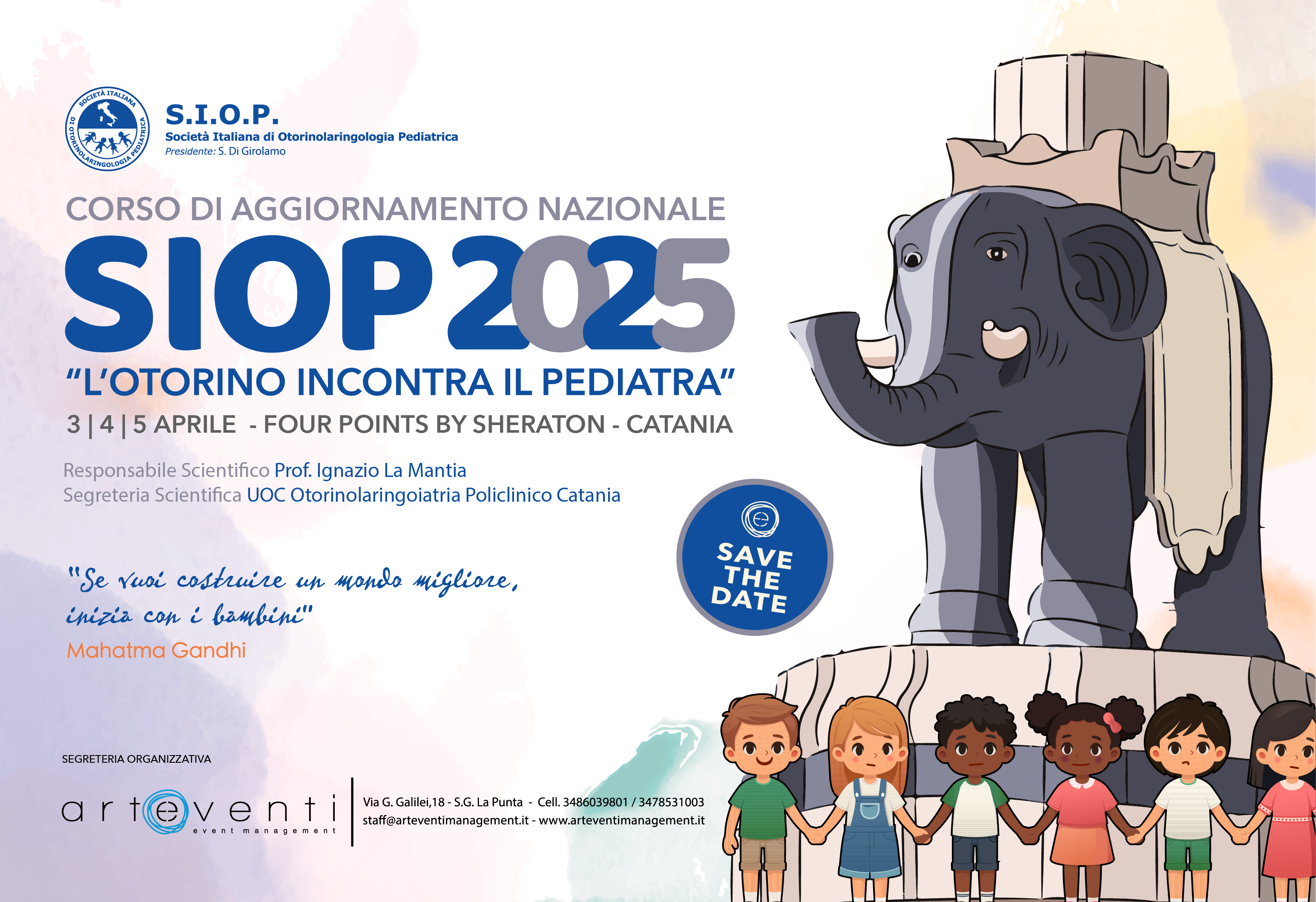 SIOP 2025 "L'OTORINO INCONTRA IL PEDIATRA" - 3 | 4 | 5 APRILE - FOUR POINTS BY SHERATON - CATANIA