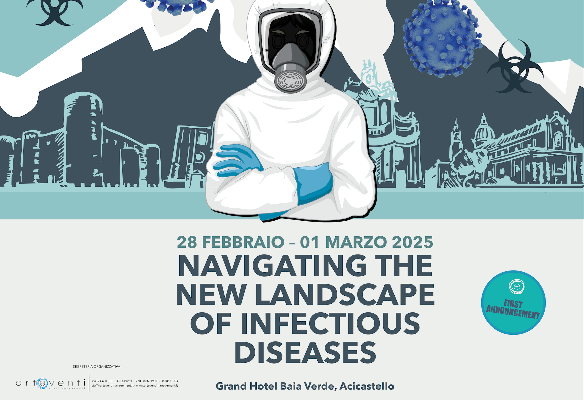 NAVIGATING THE NEW LANDSCAPE OF INFECTIOUS DISEASES - 28 FEBBRAIO / 01 MARZO 2025 - Grand Hotel Baia Verde, Acicastello, CT